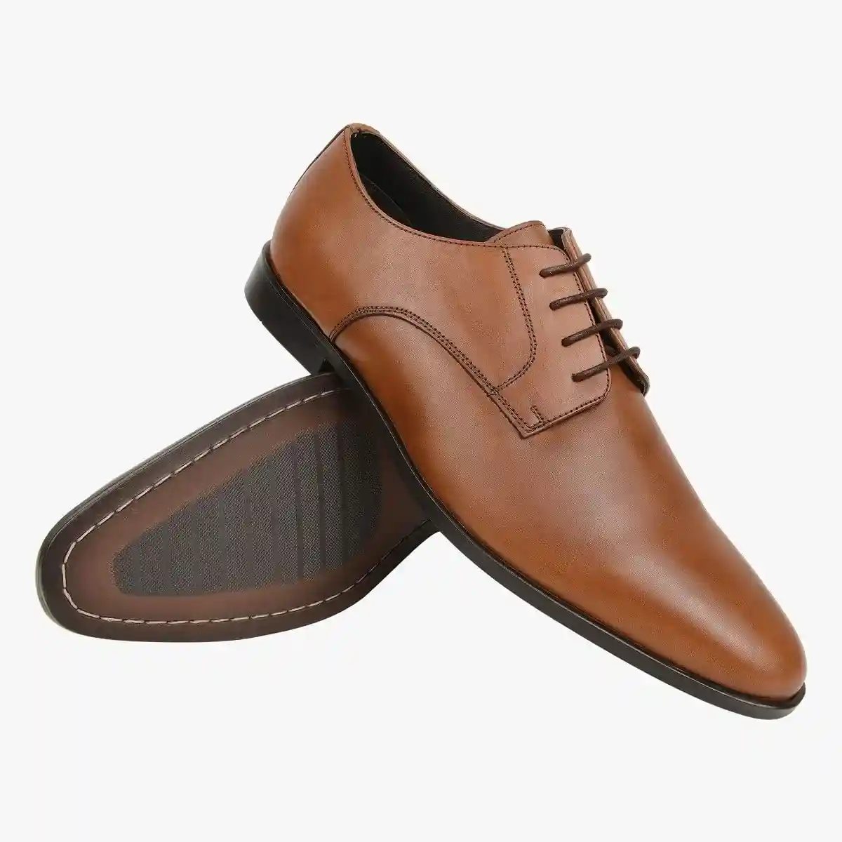 Sm-1126 Brown Tie-Ups & Dress Loafers