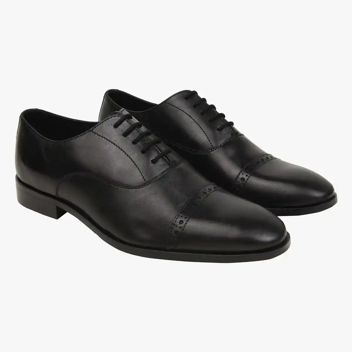 Sm-1127 Black Tie-Ups & Dress Loafers