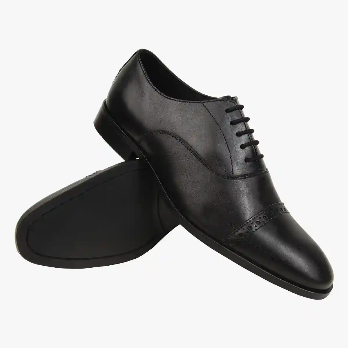 Sm-1127 Black Tie-Ups & Dress Loafers