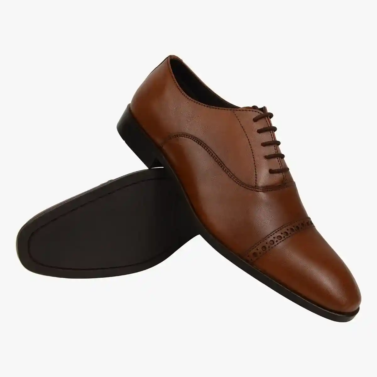 Sm-1127 Brown Tie-Ups & Dress Loafers