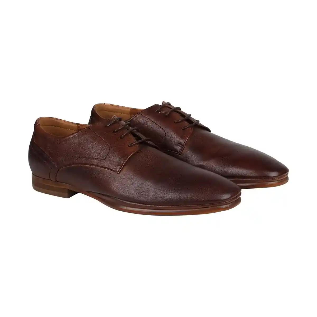 Subject Brown Tie-Ups & Dress Loafers