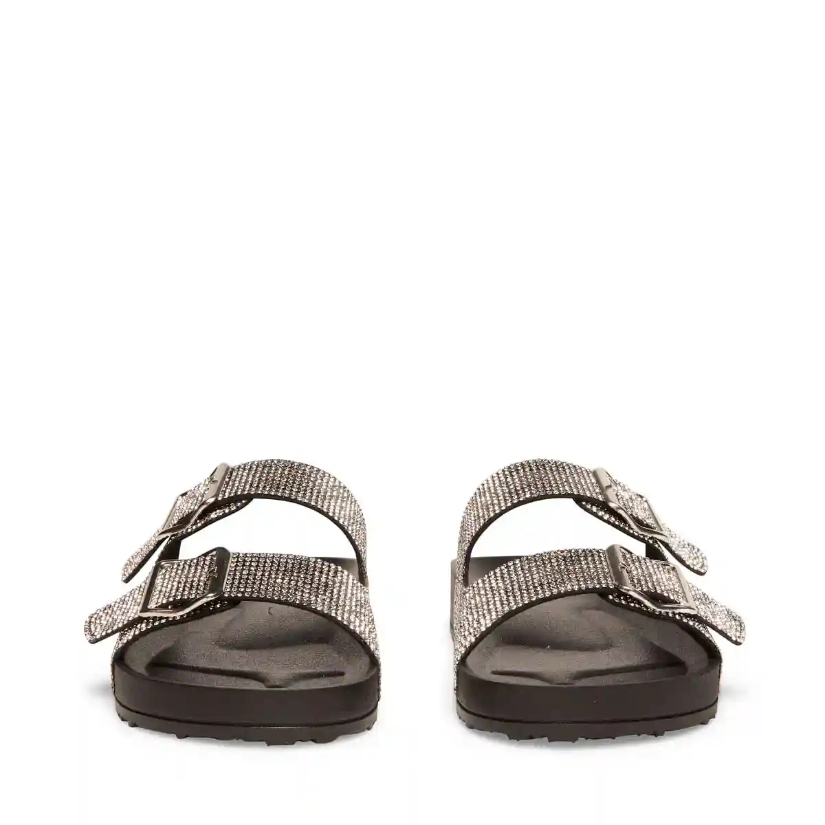 Women's madden girl 2025 teddy footbed sandals