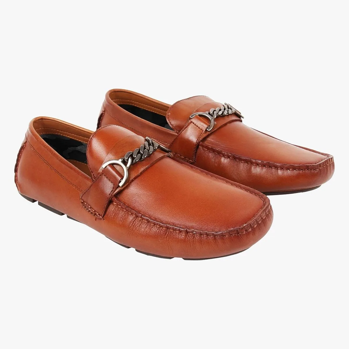 Tempel Brown Driver Loafers