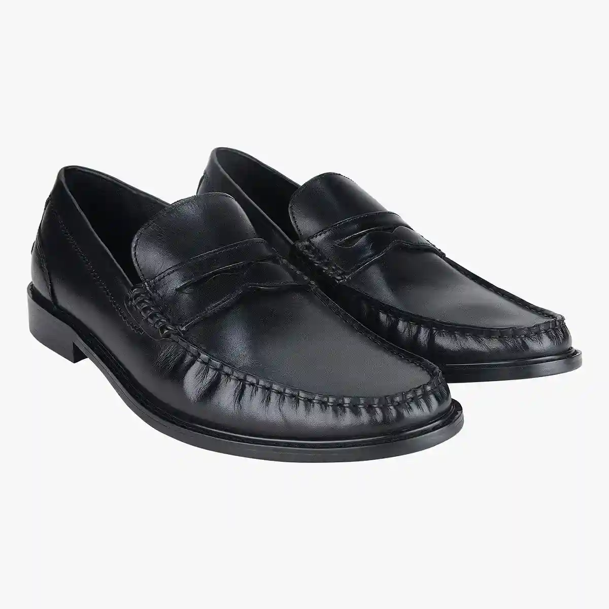 Testin Black Driver Loafers