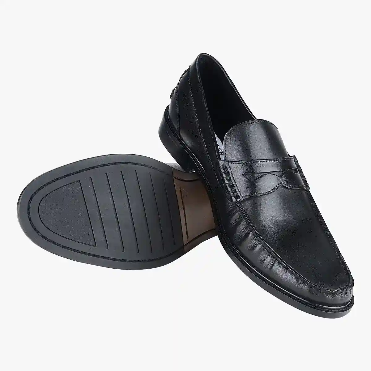 Testin Black Driver Loafers