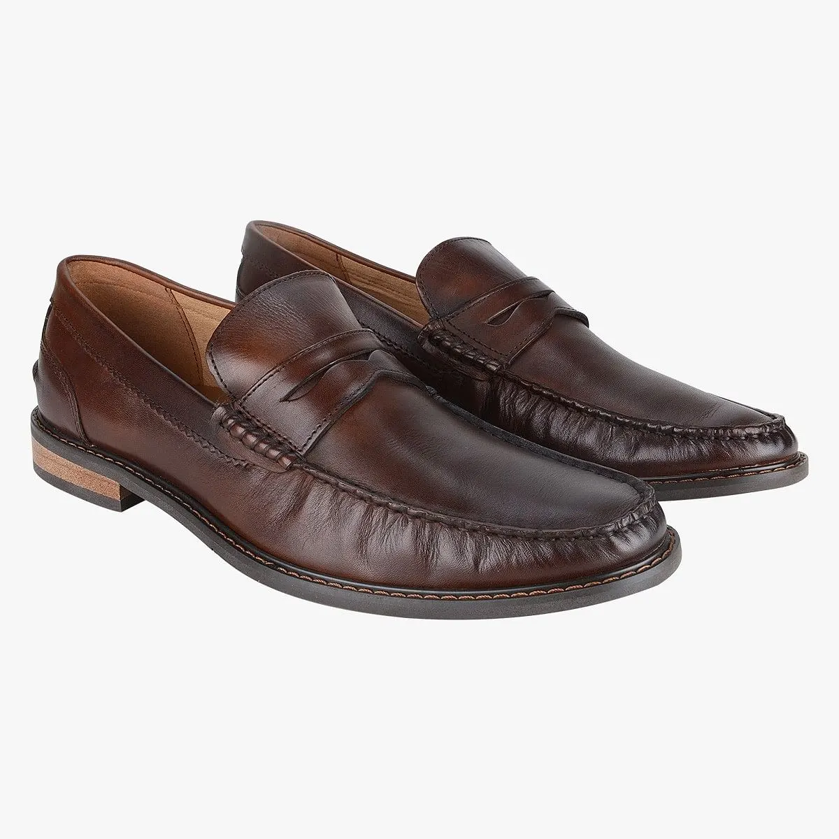 Testin Brown Driver Loafers