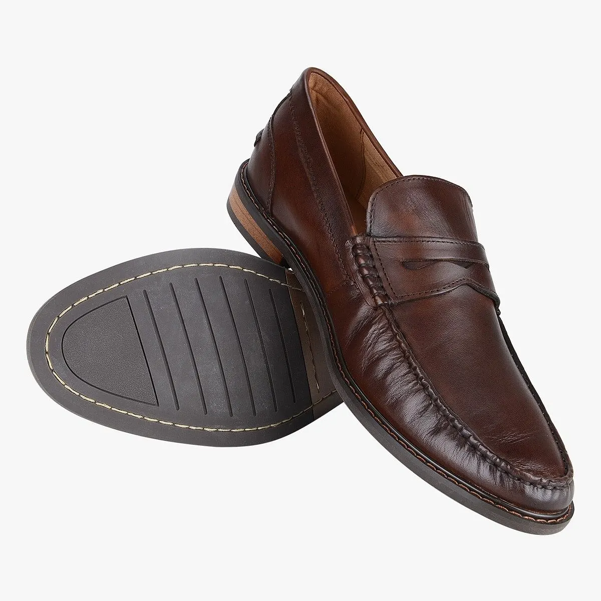 Testin Brown Driver Loafers