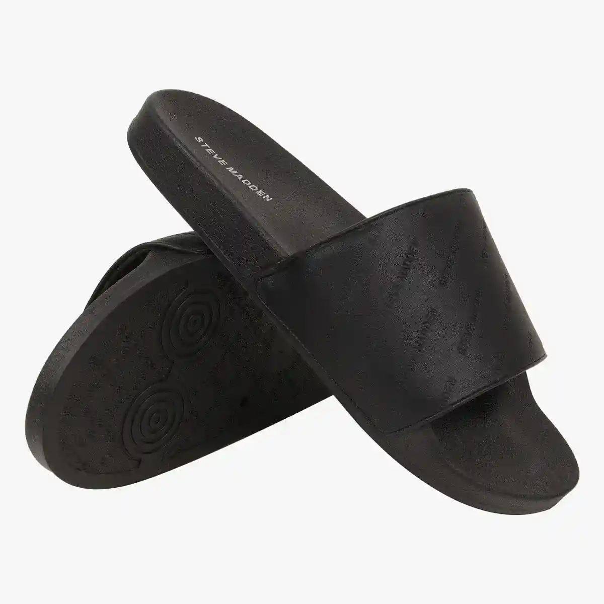 Tevon Black Sandals & Flip Flops
