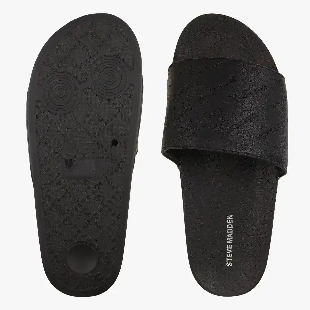 Tevon Black Sandals & Flip Flops
