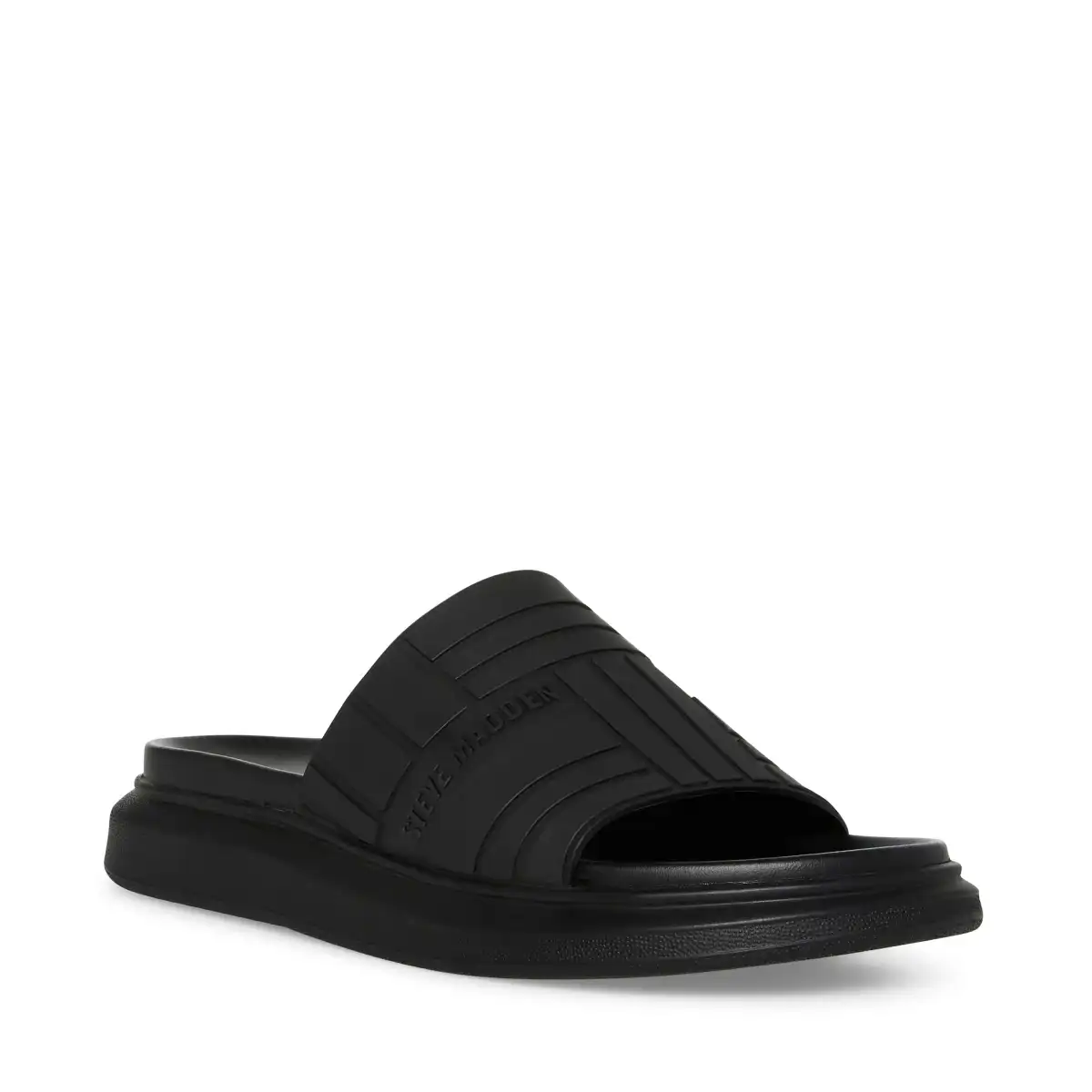 Thomass Black Sandals & Flip Flops