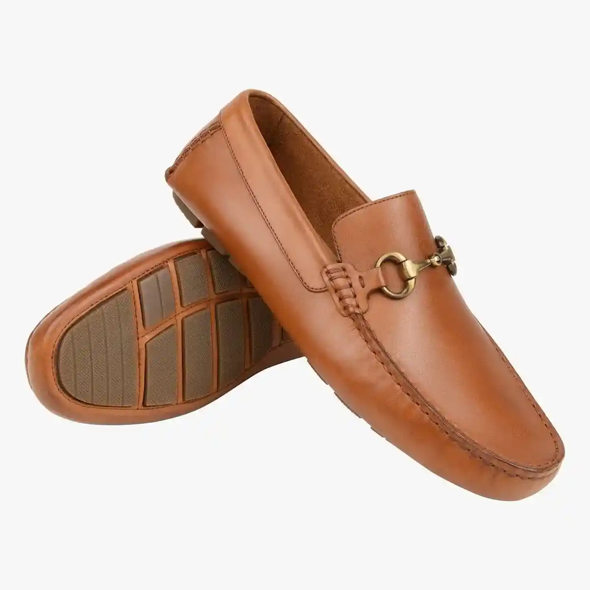 Walther Red Driver Loafers