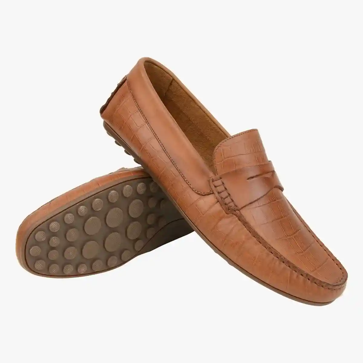 Yorkk Brown Driver Loafers