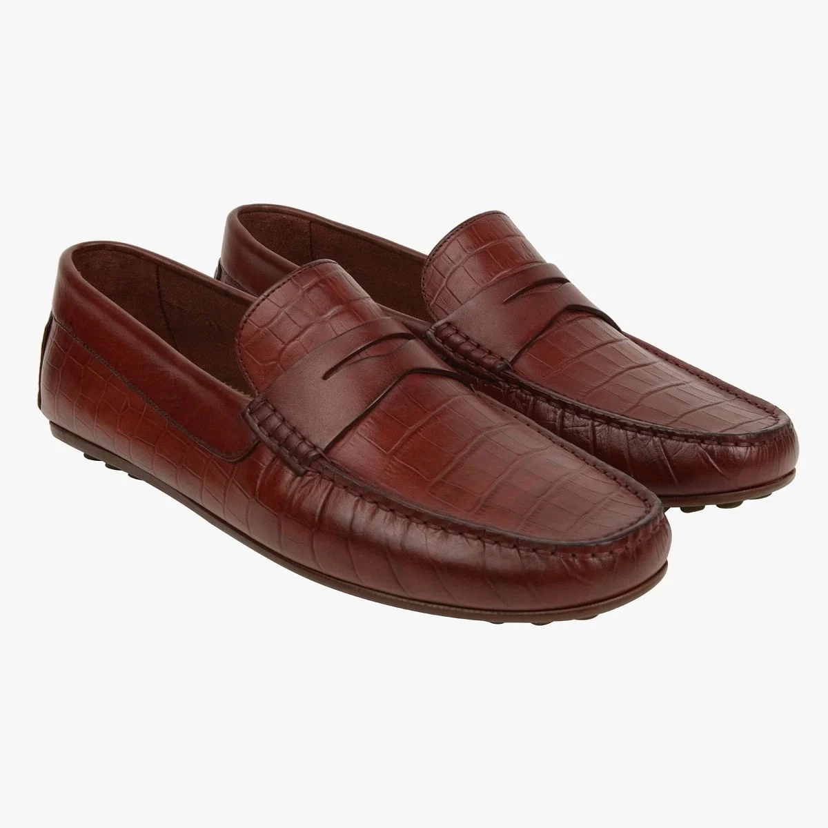 Yorkk Red Driver Loafers