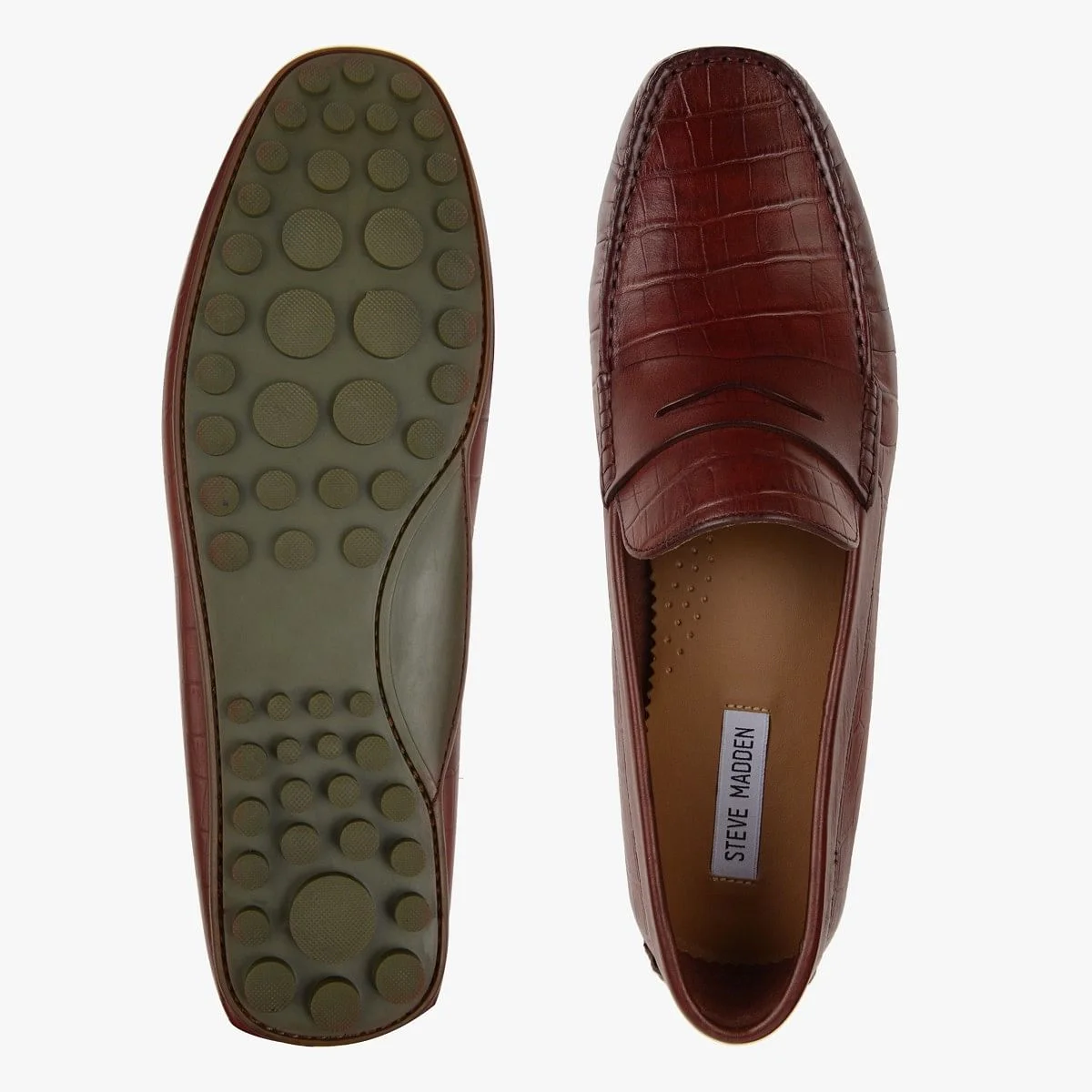 Yorkk Red Driver Loafers