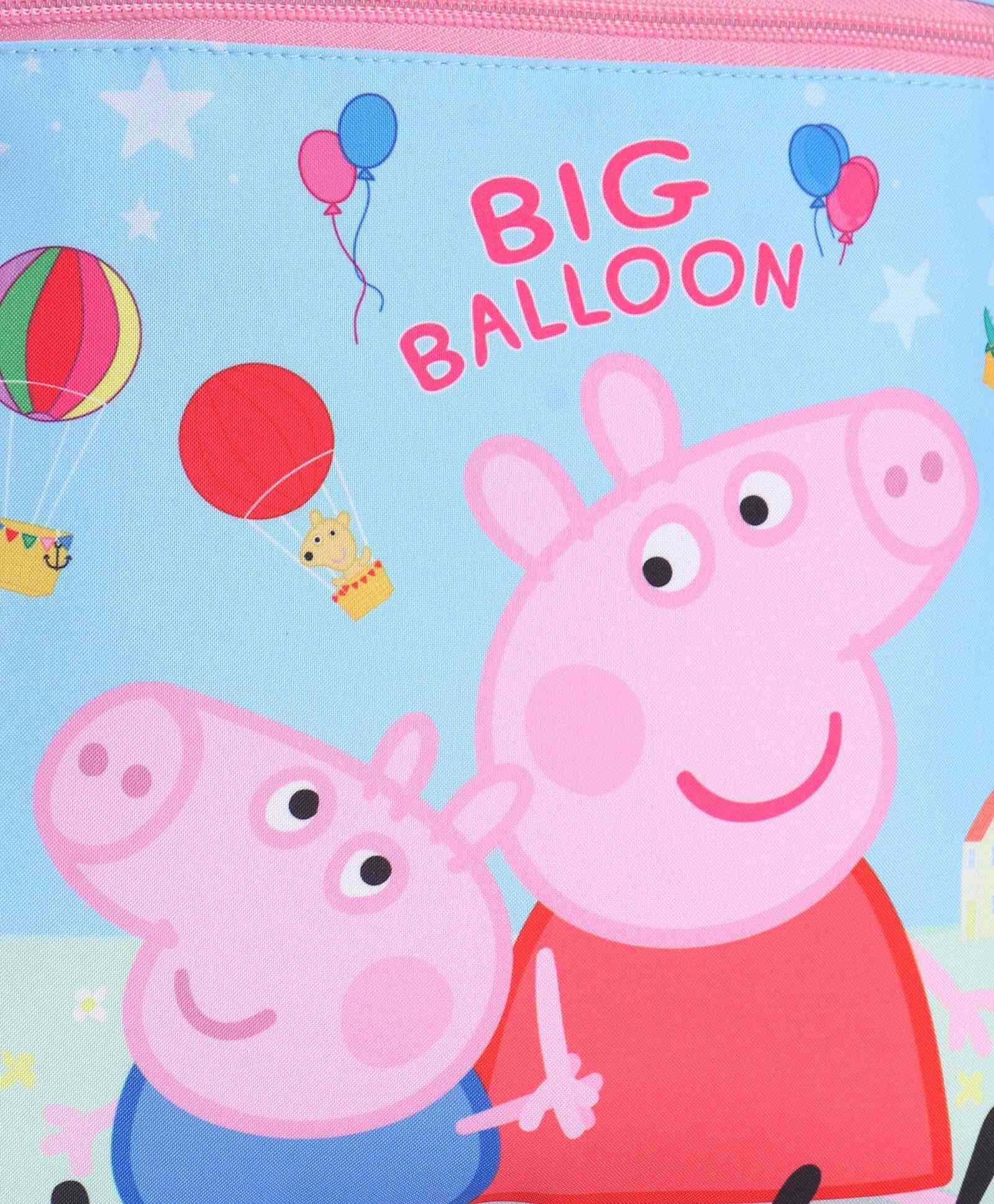 Striders 13 inches Peppa Pig-inspired School Bag for Little Explorers Age ( 2 Yr To 4 Yr ) - Multi color