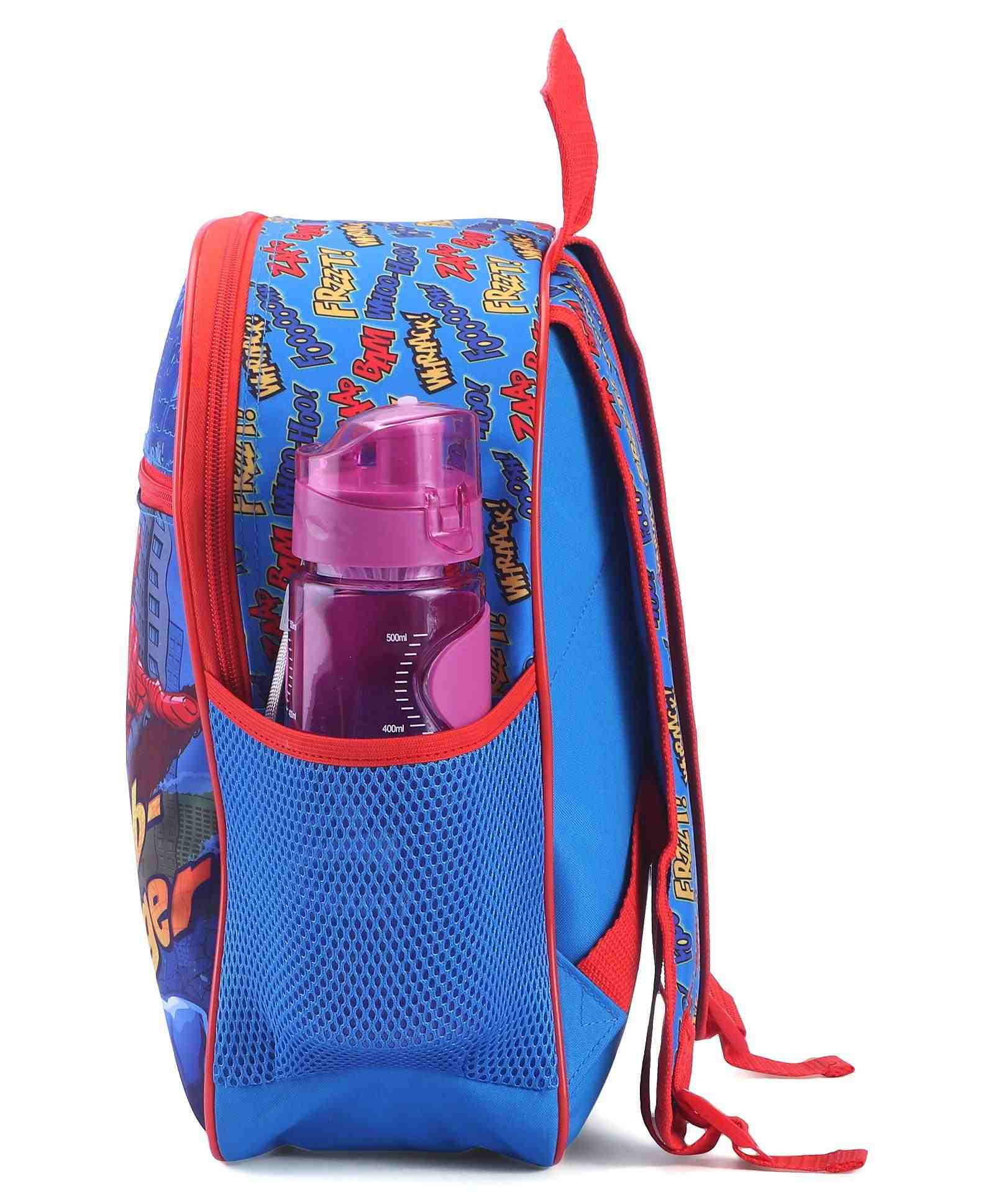 Striders 13 inches Spiderman School Bag inspire Learning with Spider-Man'S Style Age ( 2 Yr To 4 Yr ) - Multi color