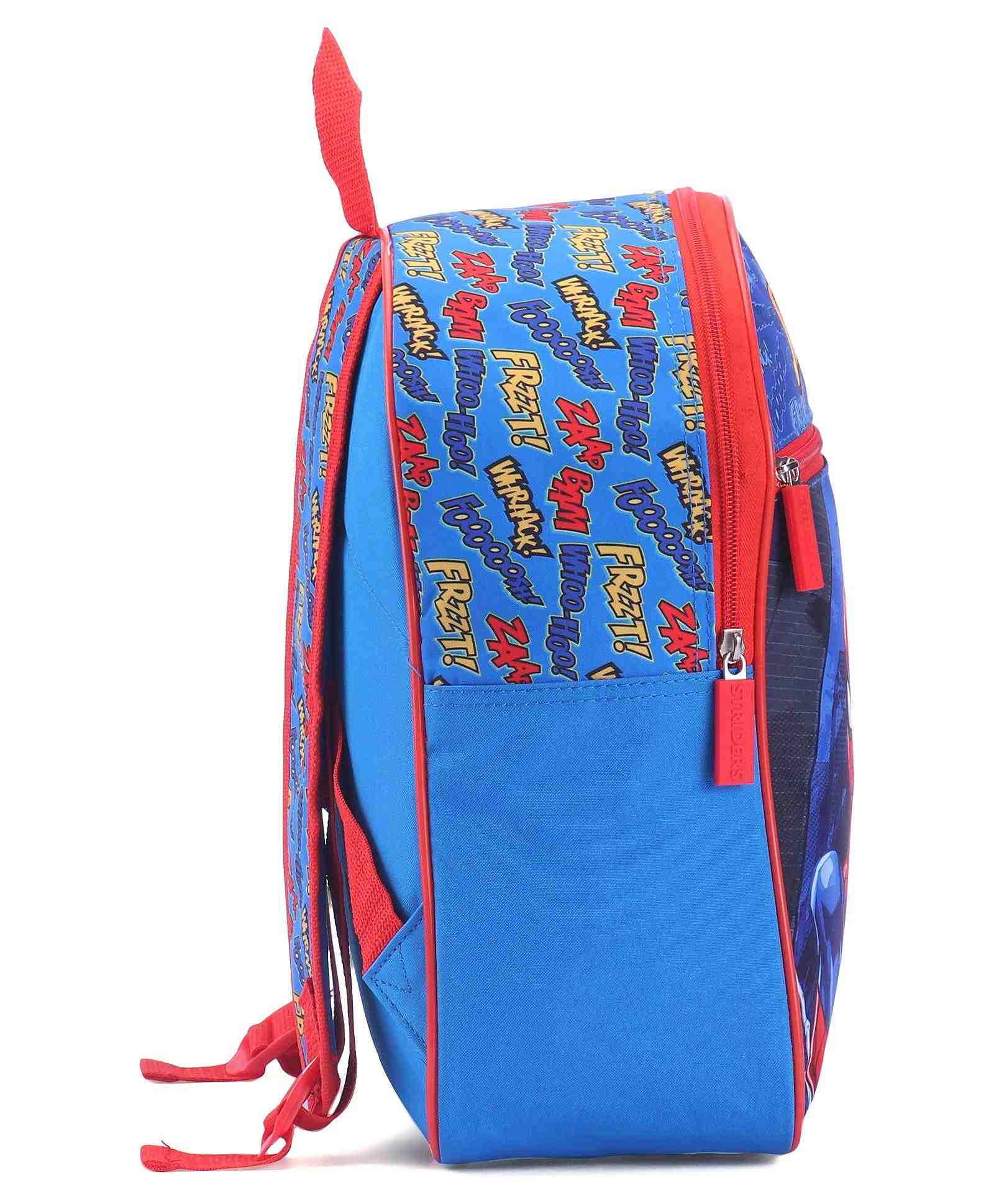 Striders 13 inches Spiderman School Bag inspire Learning with Spider-Man'S Style Age ( 2 Yr To 4 Yr ) - Multi color