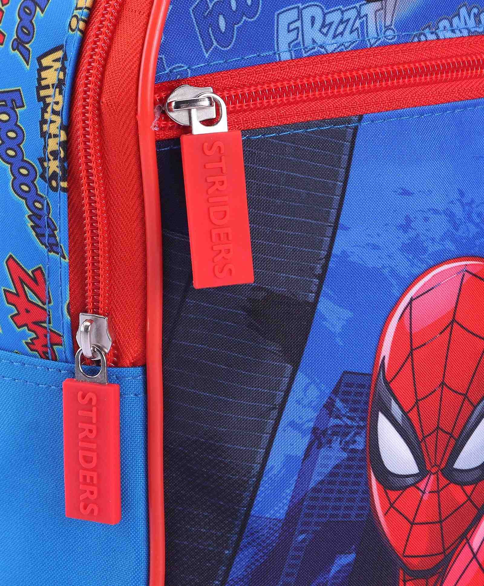 Striders 13 inches Spiderman School Bag inspire Learning with Spider-Man'S Style Age ( 2 Yr To 4 Yr ) - Multi color