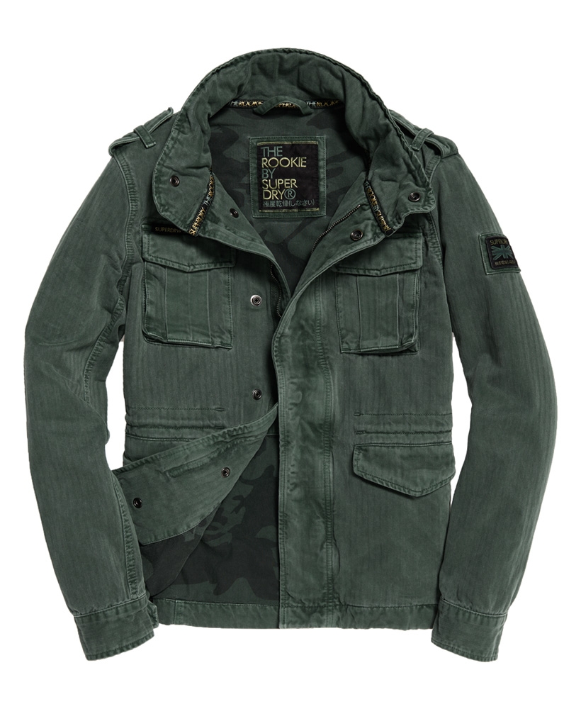Men's navy 4-pocket safari jacket