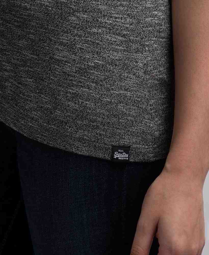 SLUBBY TWIST JERSEY LACE TANK