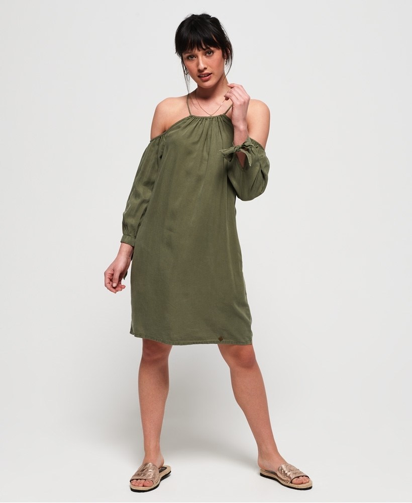 EDEN COLD SHOULDER DRESS
