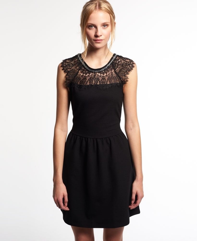 PONTE JEWEL SKATER DRESS