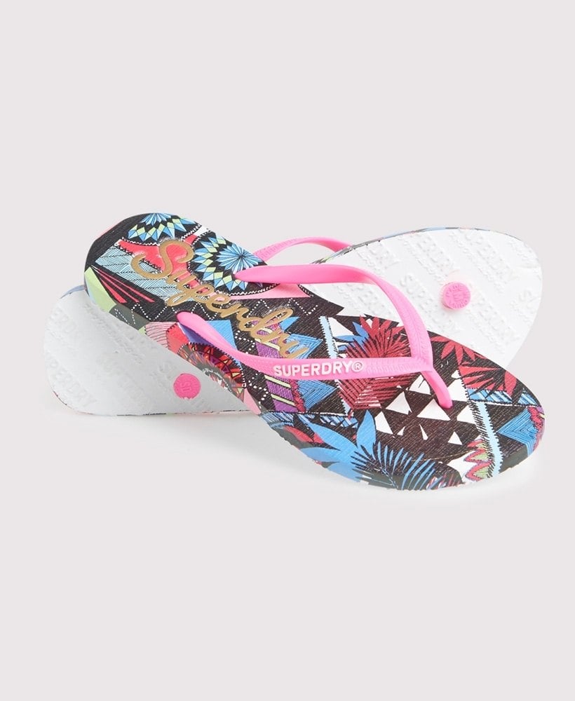 SUPER SLEEK ALL OVER PRINT FLIP FLOPS