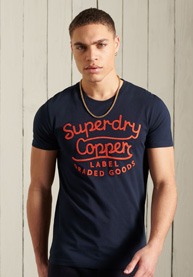 Superdry T-Shirt Donna Workwear Graphic Tee – Manica Corta, Girocollo, Cotone – Colore Ostrica