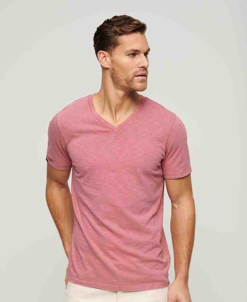 V-NECK SLUB SHORT SLEEVE T-SHIRT