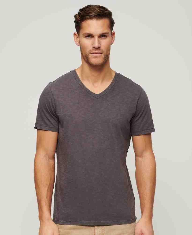 V-NECK SLUB SHORT SLEEVE T-SHIRT