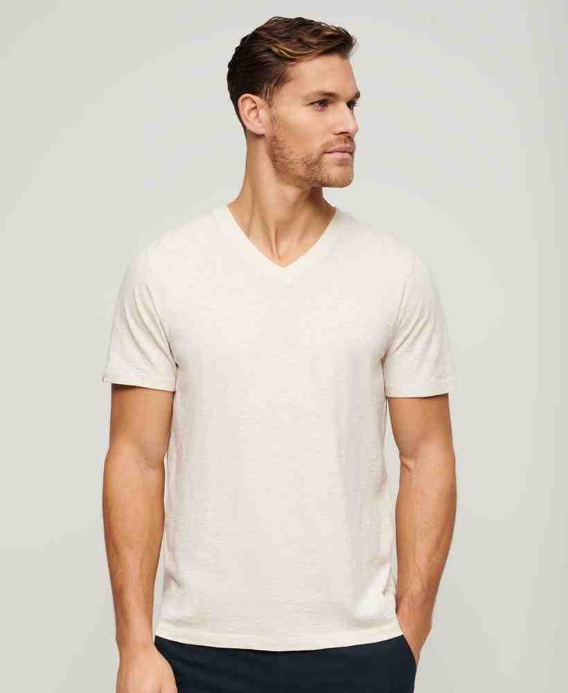 V-NECK SLUB SHORT SLEEVE T-SHIRT