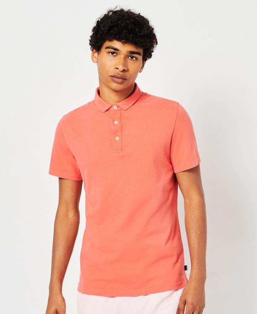 STUDIOS ORGANIC COTTON JERSEY POLO SHIRT