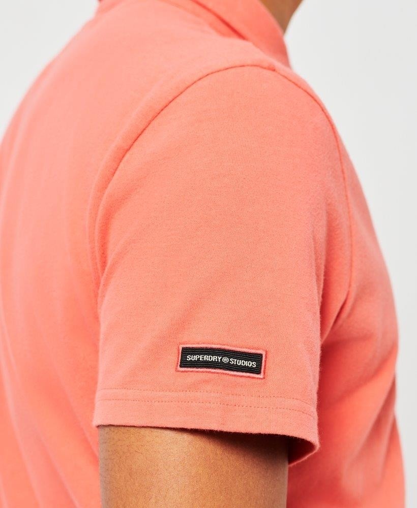 STUDIOS ORGANIC COTTON JERSEY POLO SHIRT