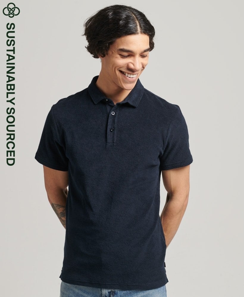 ORGANIC COTTON STUDIOS TOWELLING POLO SHIRT