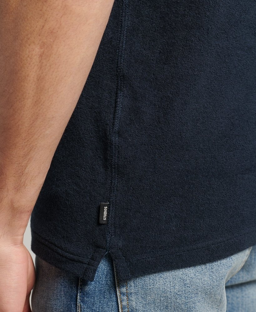 ORGANIC COTTON STUDIOS TOWELLING POLO SHIRT