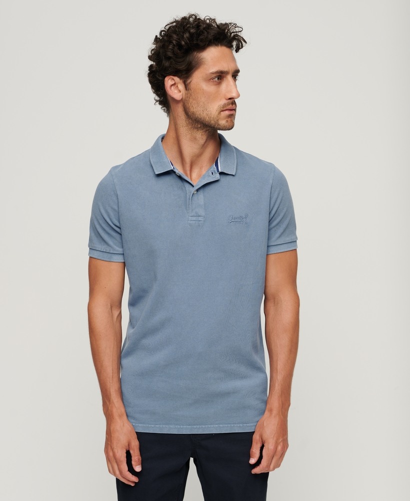 ORGANIC COTTON VINTAGE DESTROY POLO SHIRT