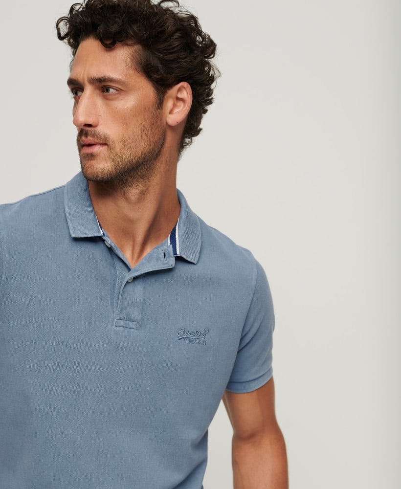 ORGANIC COTTON VINTAGE DESTROY POLO SHIRT