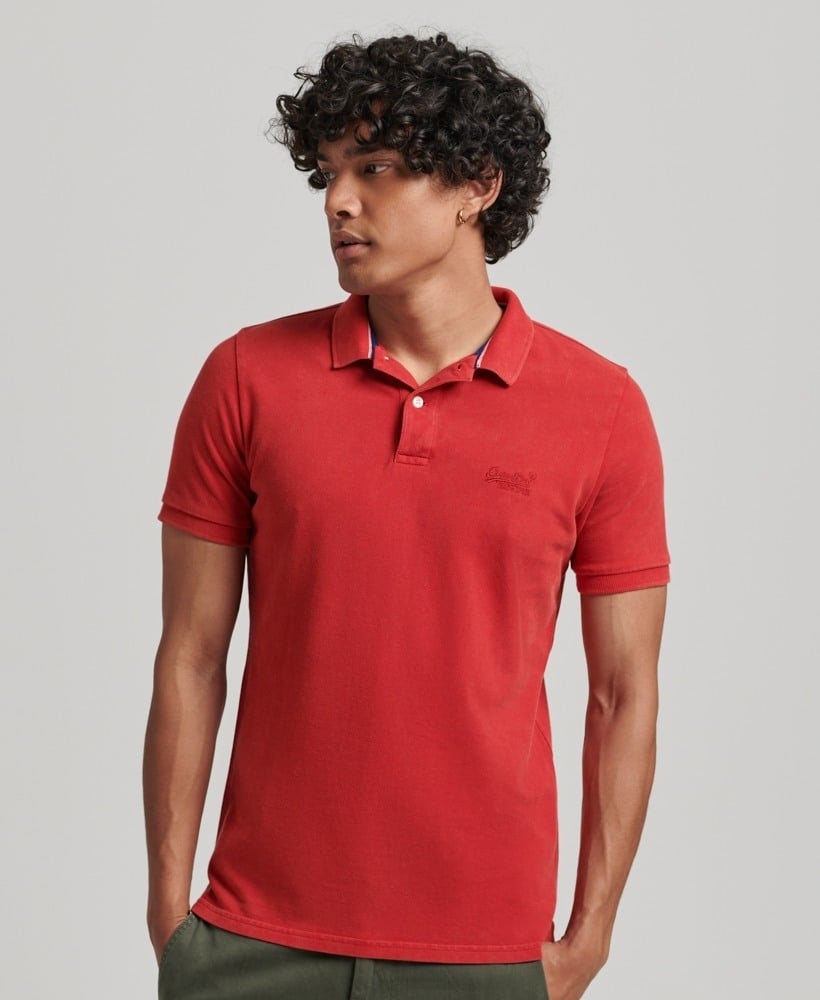 ORGANIC COTTON VINTAGE DESTROY POLO SHIRT