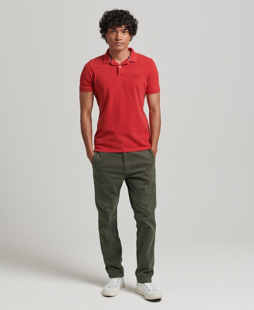 ORGANIC COTTON VINTAGE DESTROY POLO SHIRT