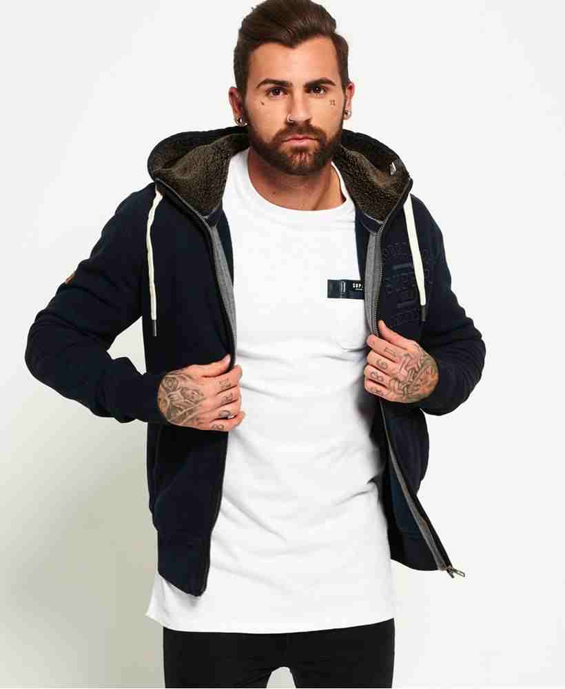 Superdry applique zip hoodie hot sale