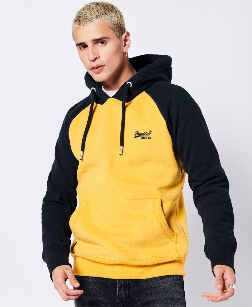 VINTAGE LOGO EMBROIDERY BASEBALL HOODIE