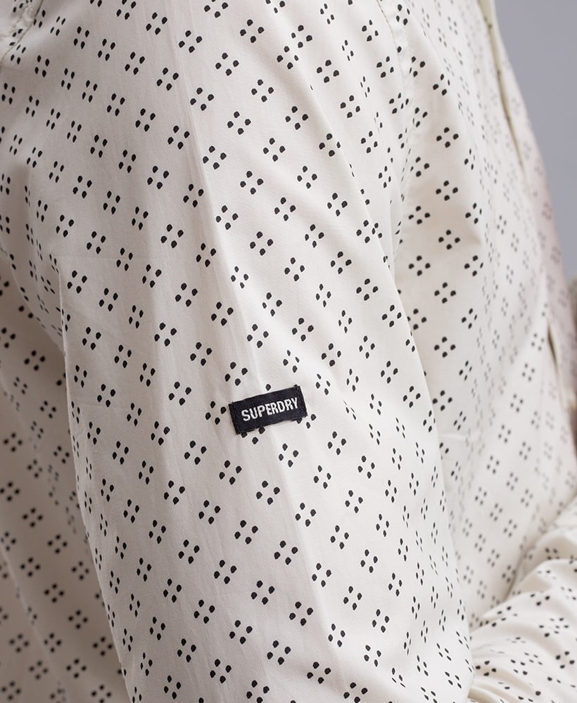 L/S PRINTED POPLIN SHIRT