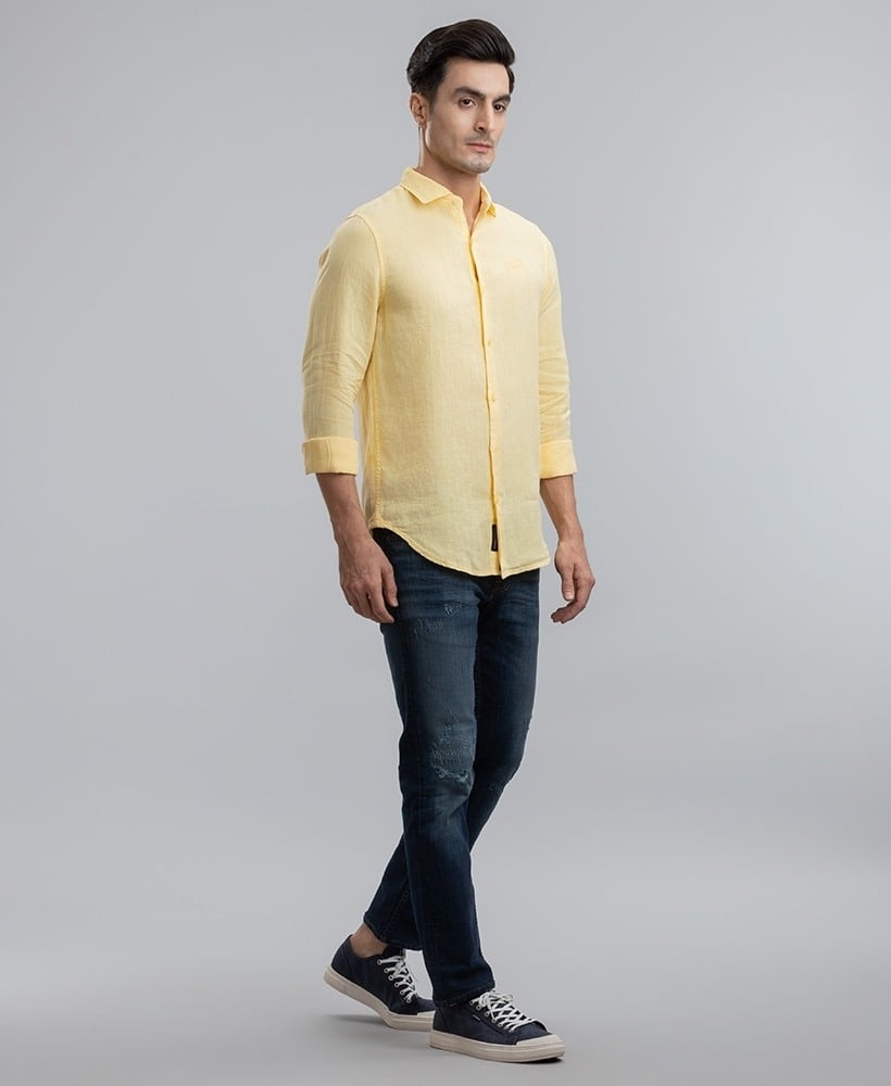 STUDIOS CASUAL LINEN L/S SHIRT