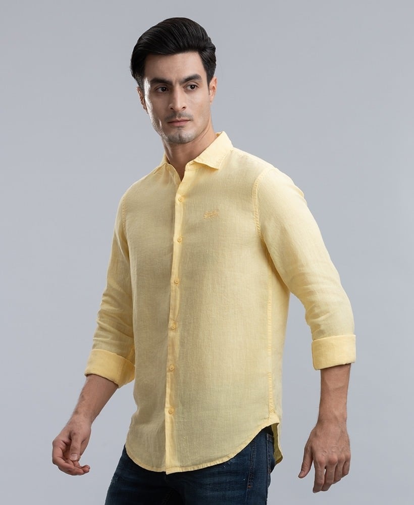 STUDIOS CASUAL LINEN L/S SHIRT