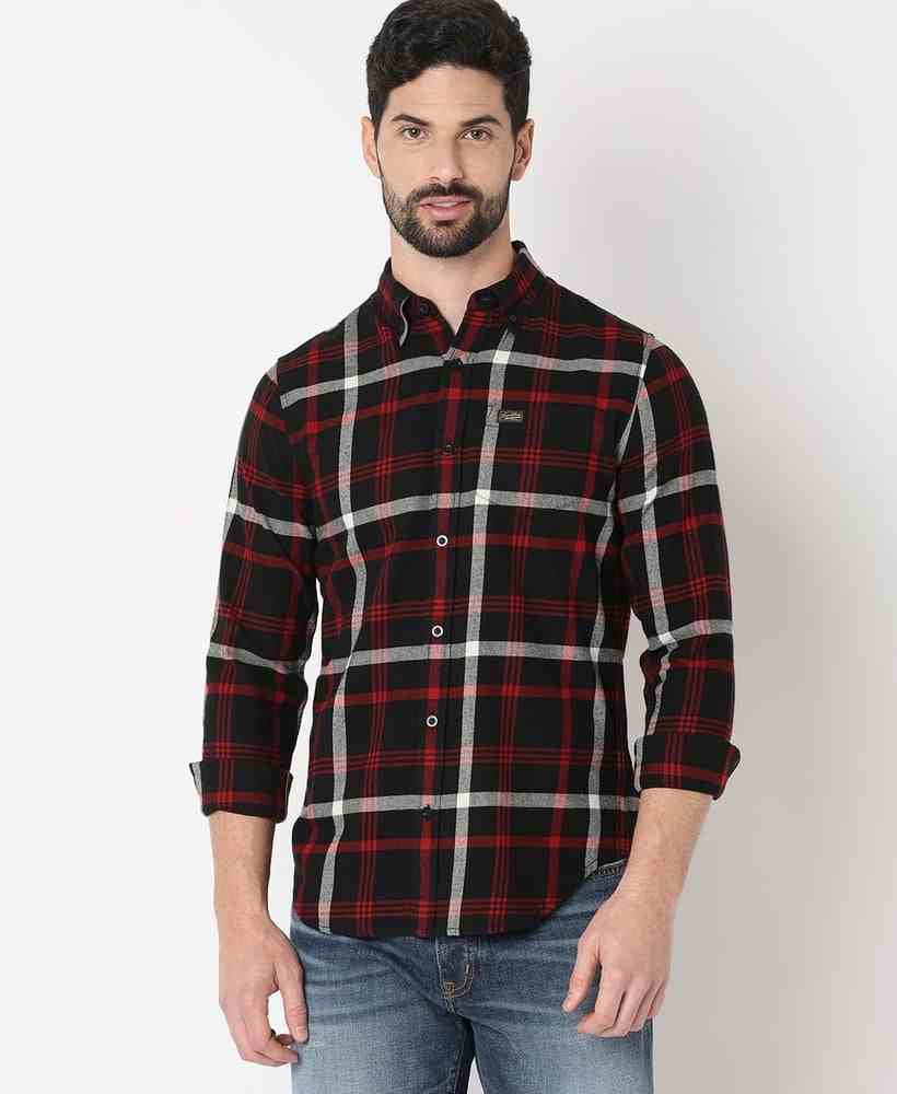 Superdry check shirt cheap