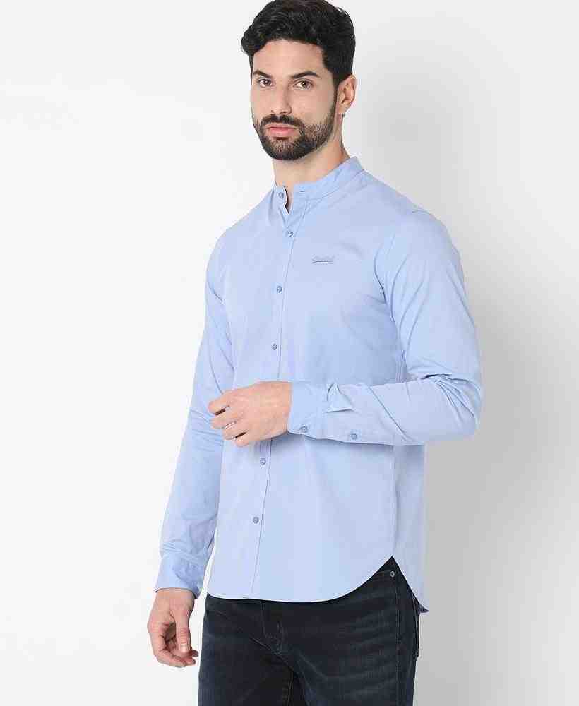 MANDARIN L/S PREMIUM STRETCH SHIRT