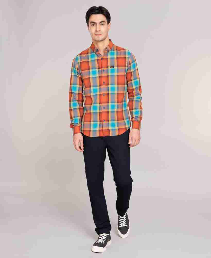 vintage-heritage-l-s-check-men-s-orange-shirt-10015553