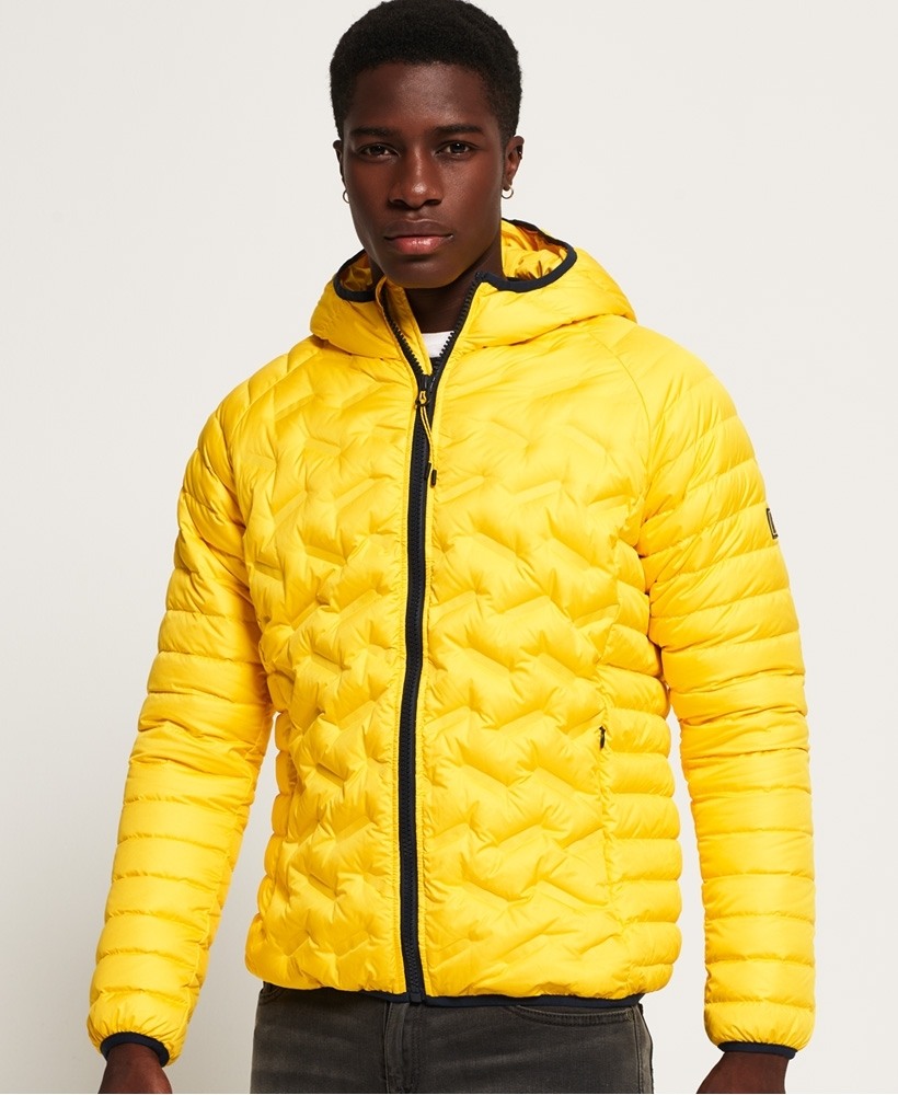 Superdry down radar mix quilt top