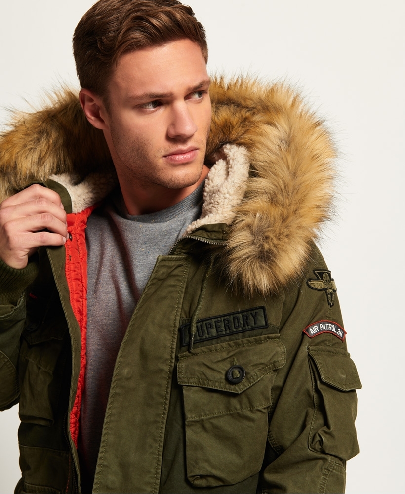 Superdry parka rookie heavy weather top