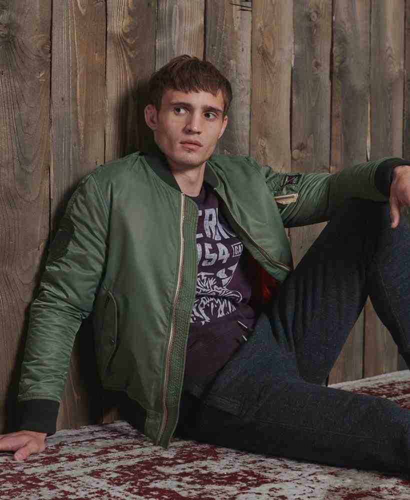 NYLON FLIGHT BOMBER JACKET